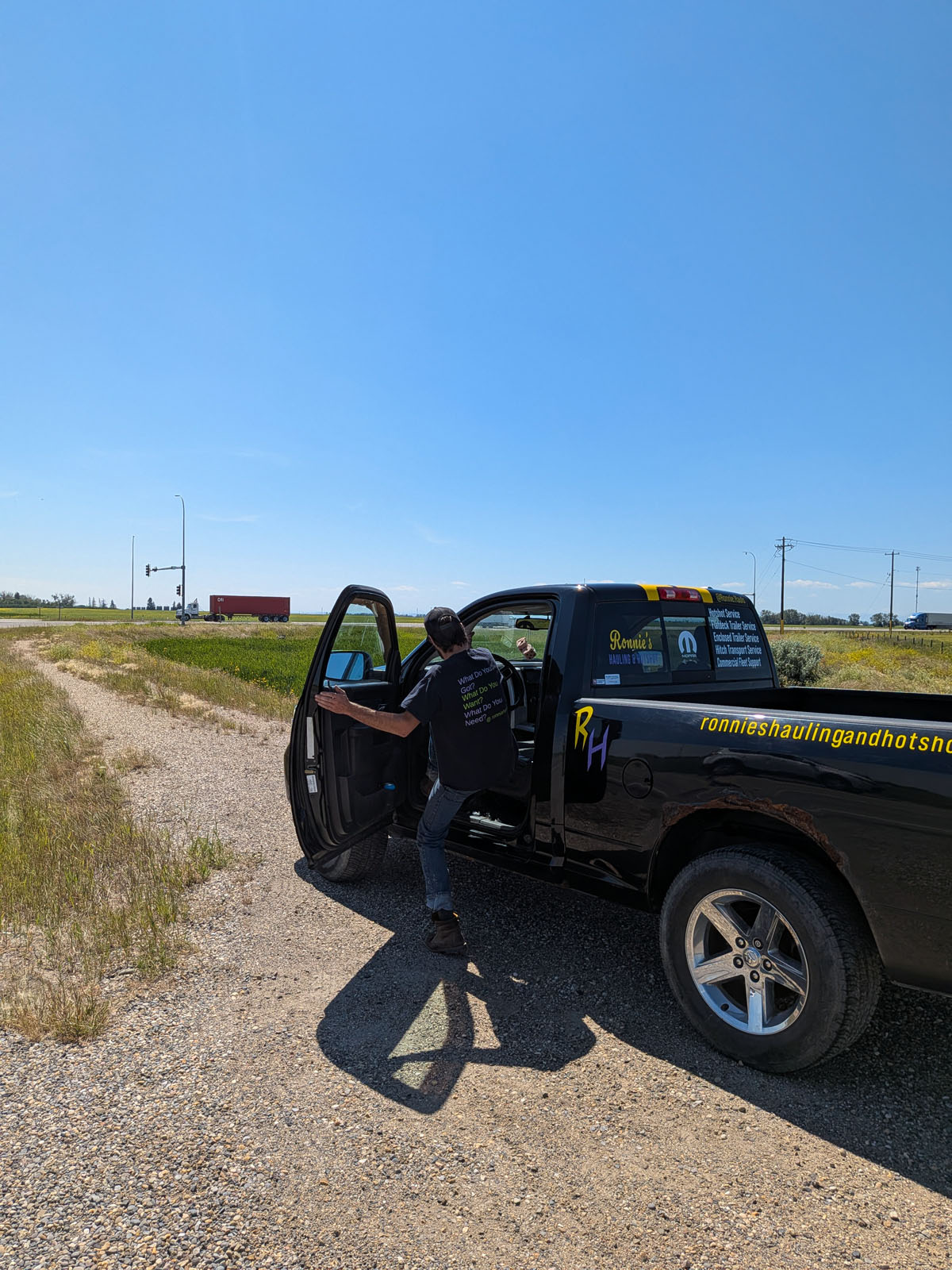 RH-02 during Ronnie's Hauling field operations.